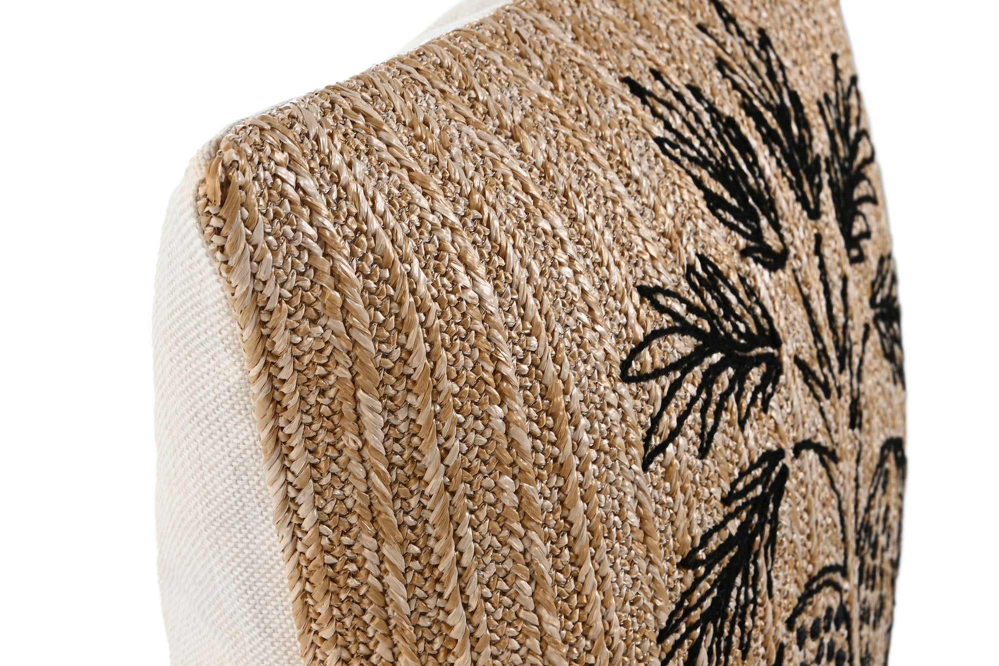 Cojin Poliester 42X15X42 400 Gr. Bordado Natural