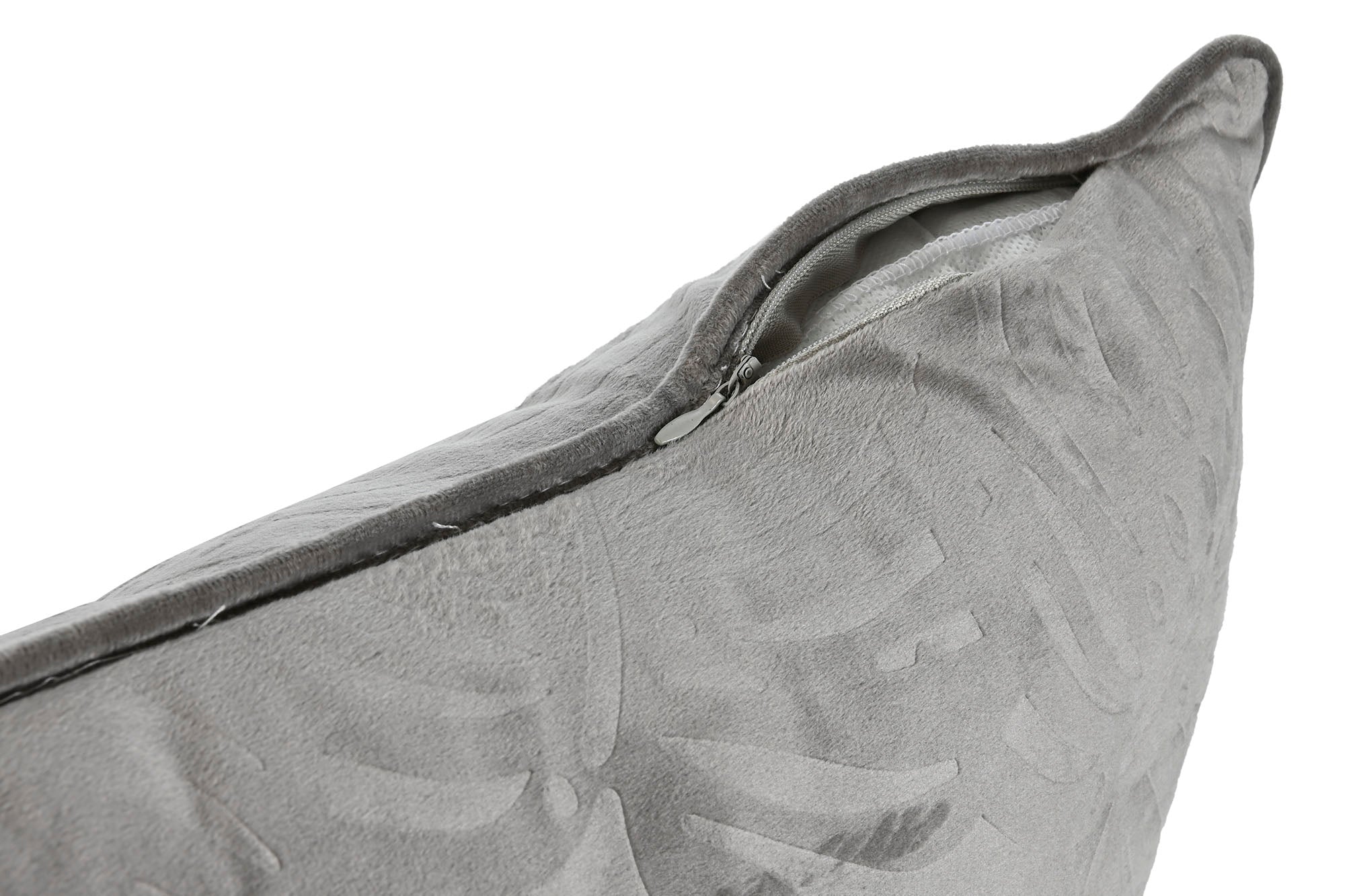 Cojin Poliester 50X30 380 Gr, Gris Claro