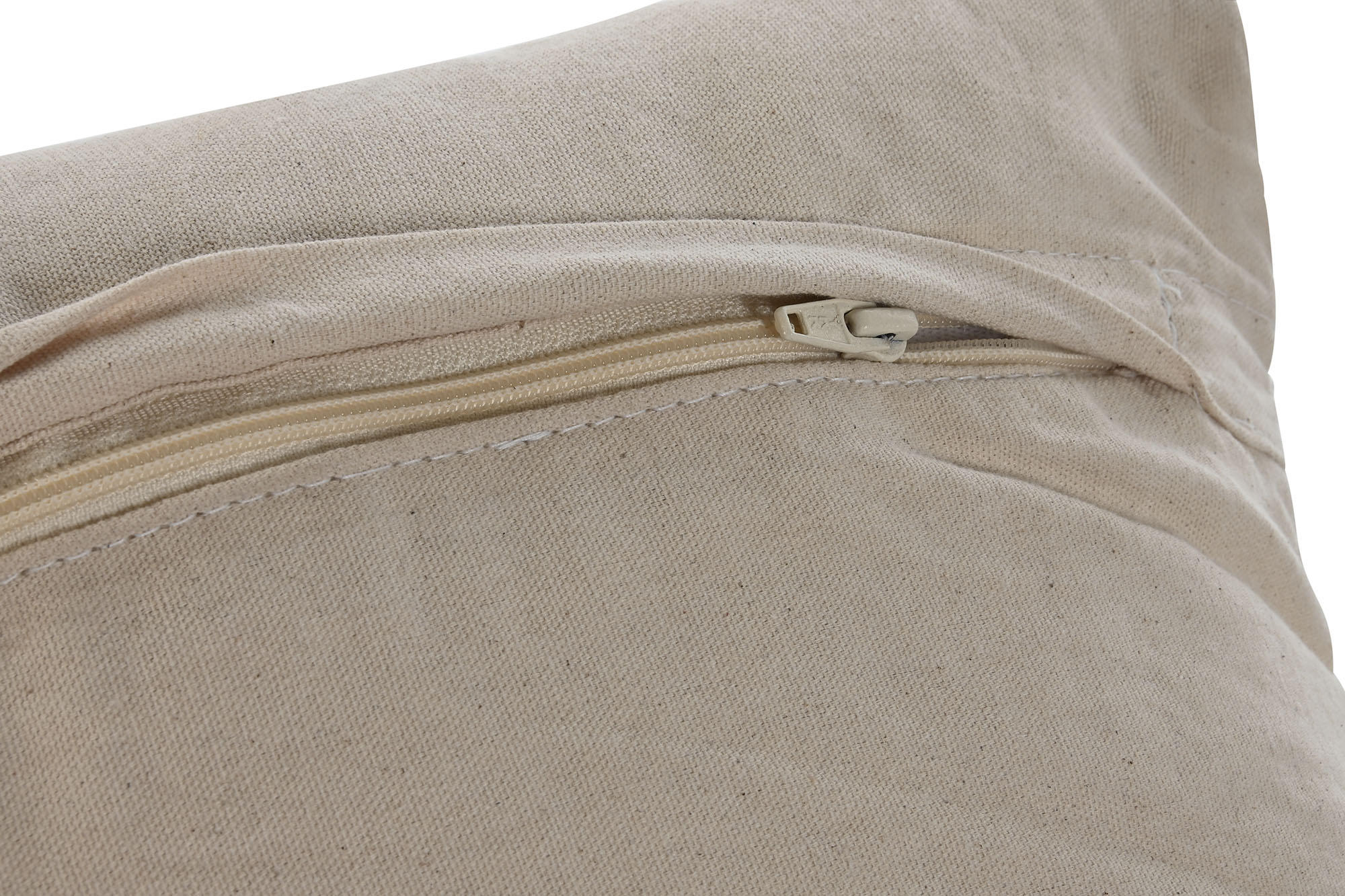 Cojin Algodon Yute 45X8X45 Hecho A Mano Natural