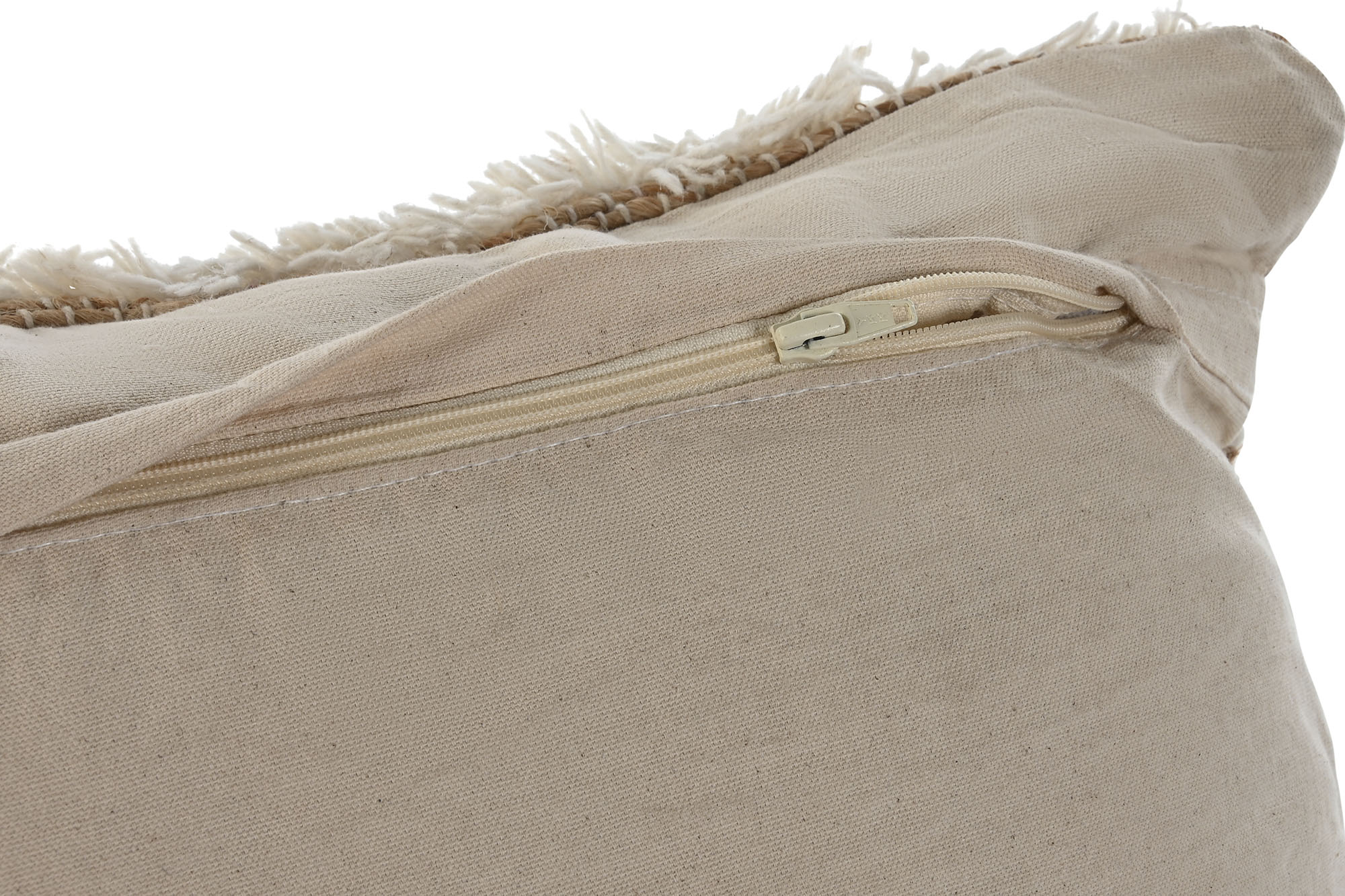 Cojin Yute Lana 45X8X45 Hecho A Mano Marron