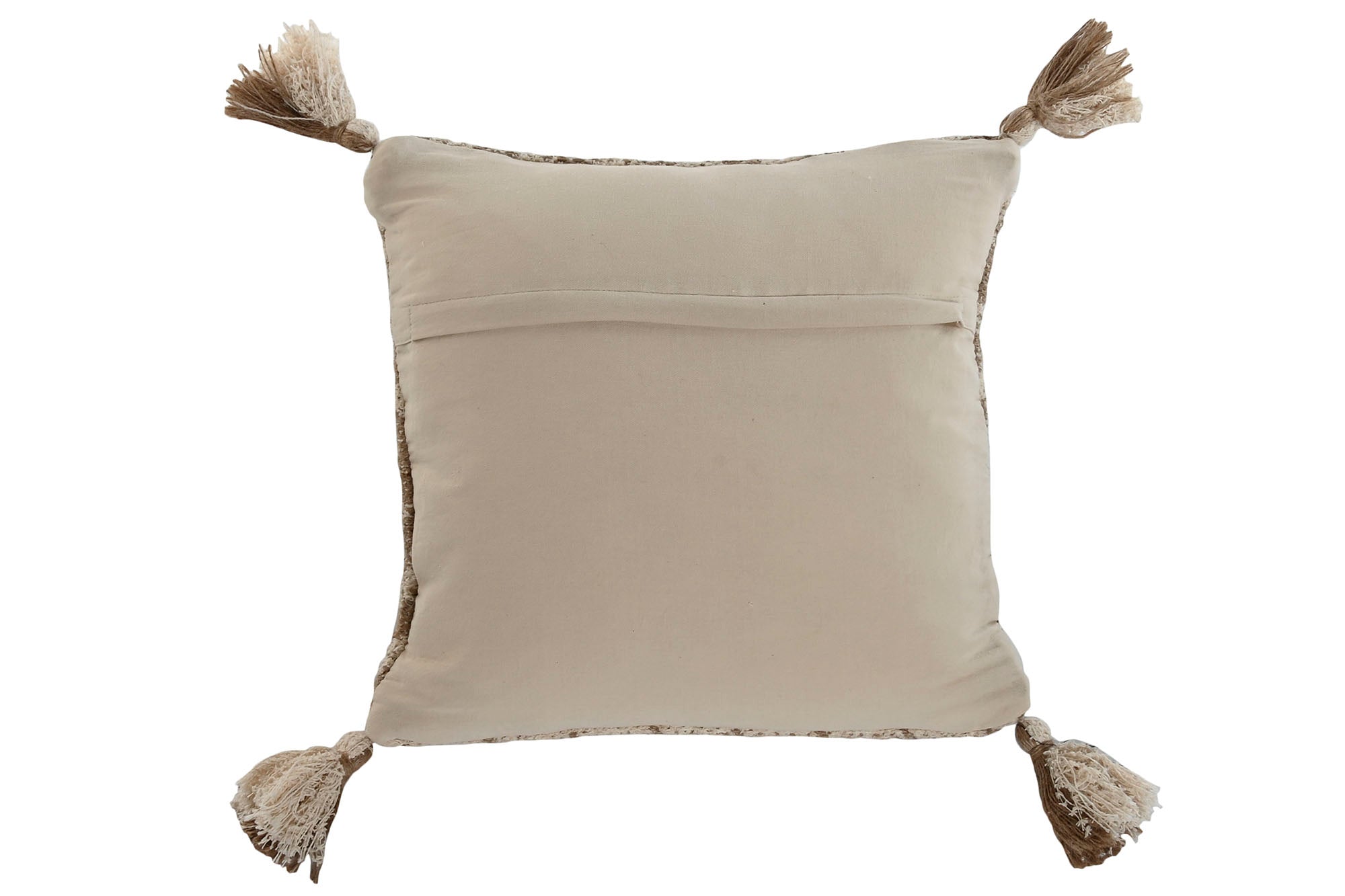 Cojin Algodon Yute 45X45 450 Gr Hecho A Mano Beige