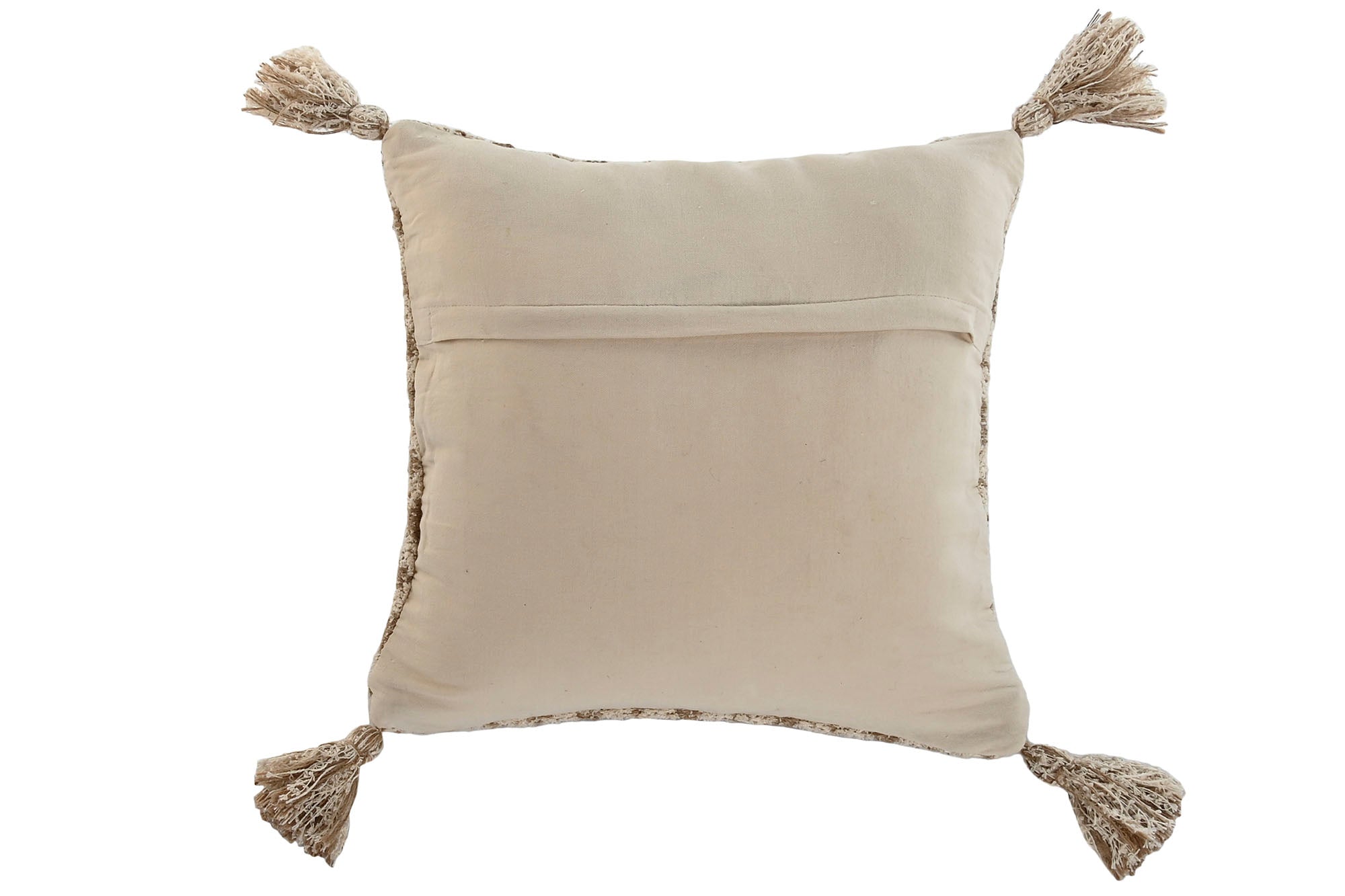 Cojin Algodon Yute 45X45 450 Gr Hecho A Mano Beige