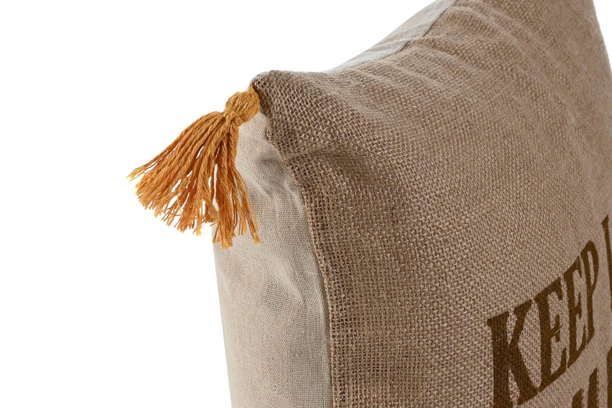 Cojin Algodon 45X8X45 420 Gr Impreso Marron