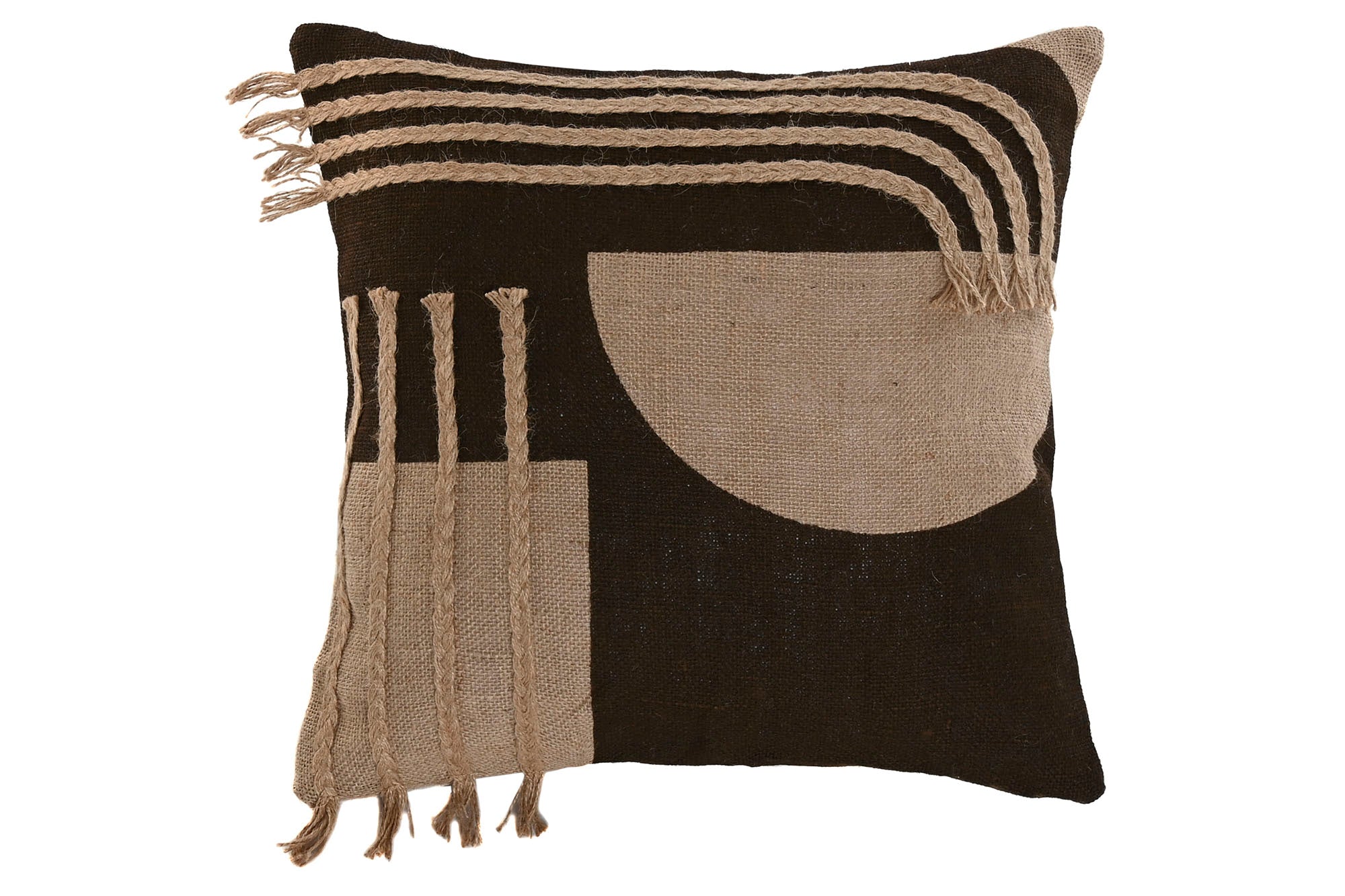 Cojin Algodon Yute 45X8X45 420Gr Con Aplicaciones