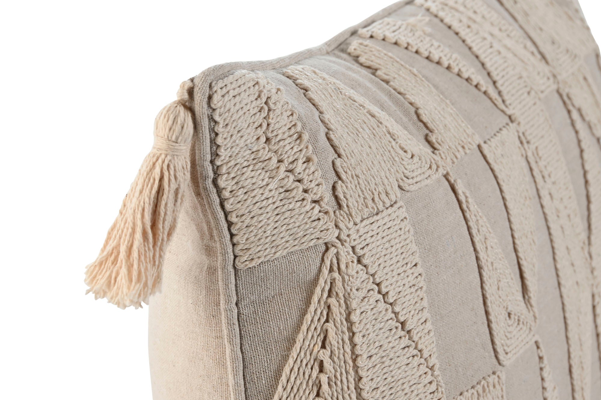 Cojin Poliester Lino 45X8X45 450 Gr Natural