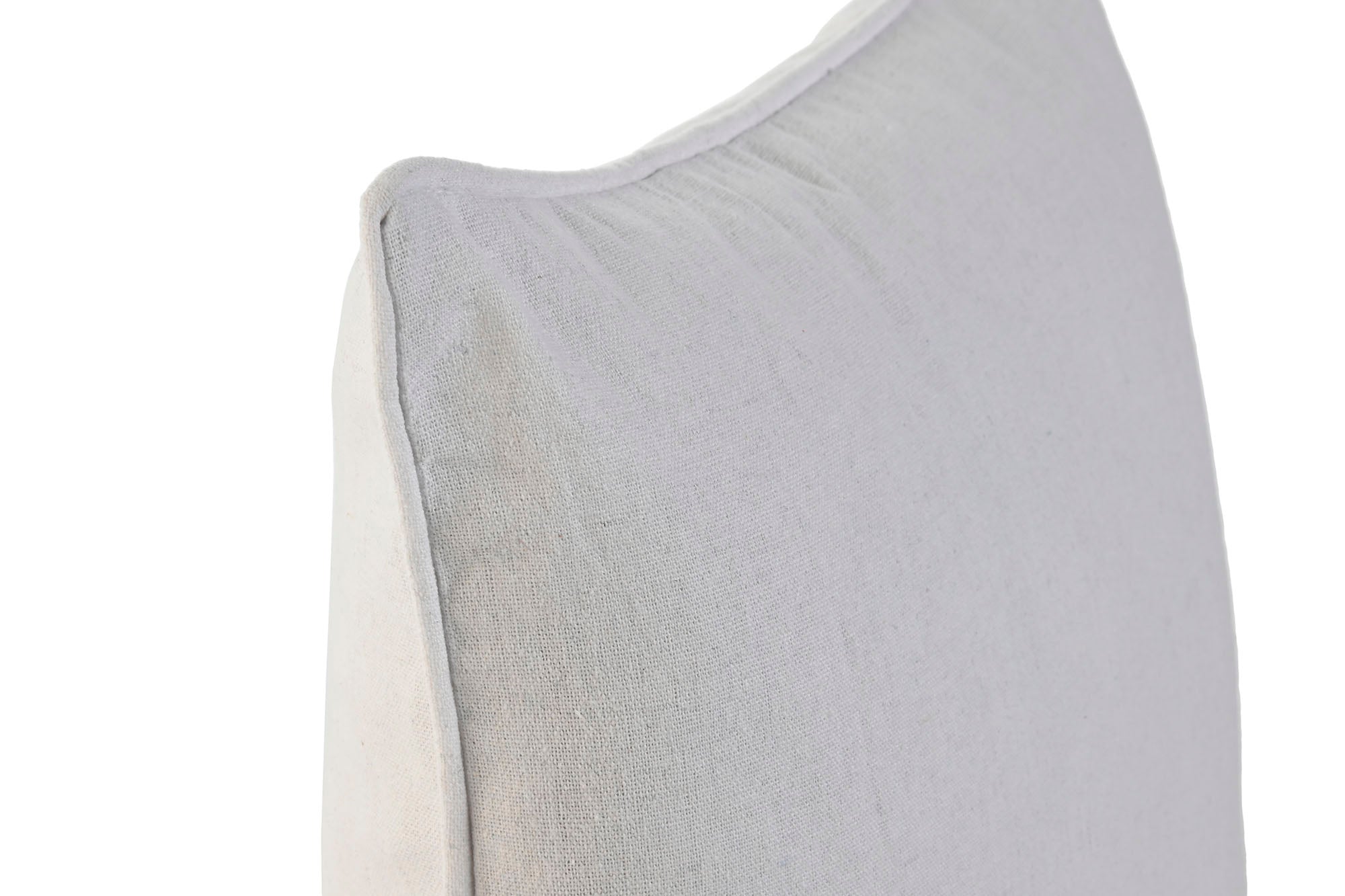 Cojin Algodon Poliester 45X8X45 Botones Coco Crudo