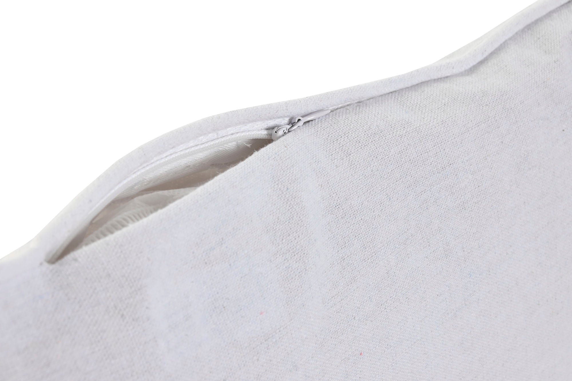 Cojin Algodon Poliester 50X8X30 Botones Coco Crudo