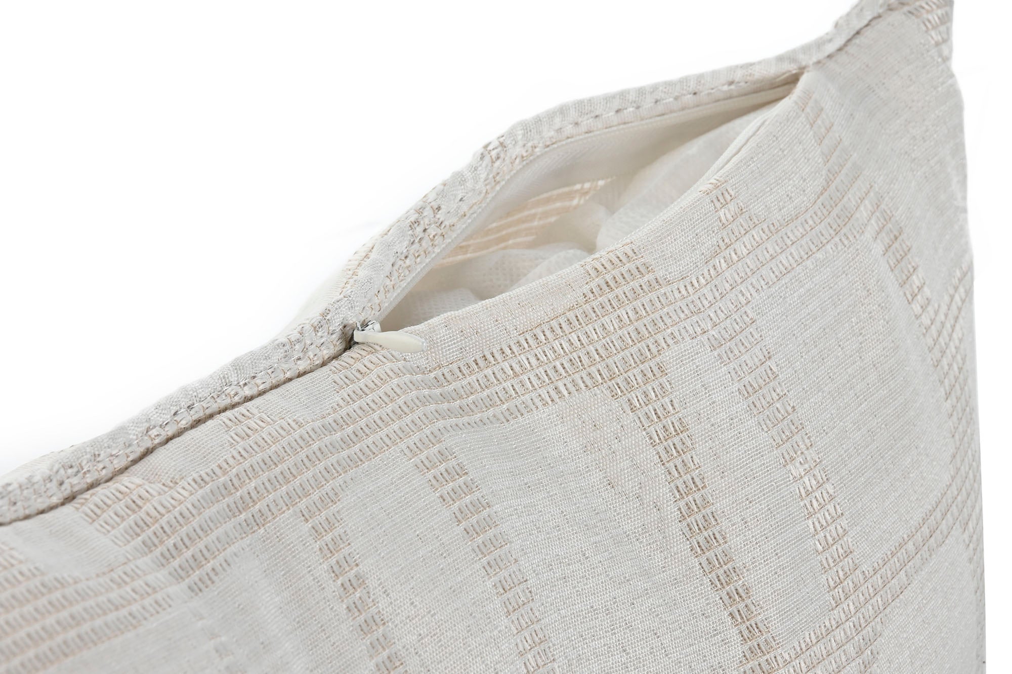 Cojin Poliester 50X8X30 Jaquard Beige