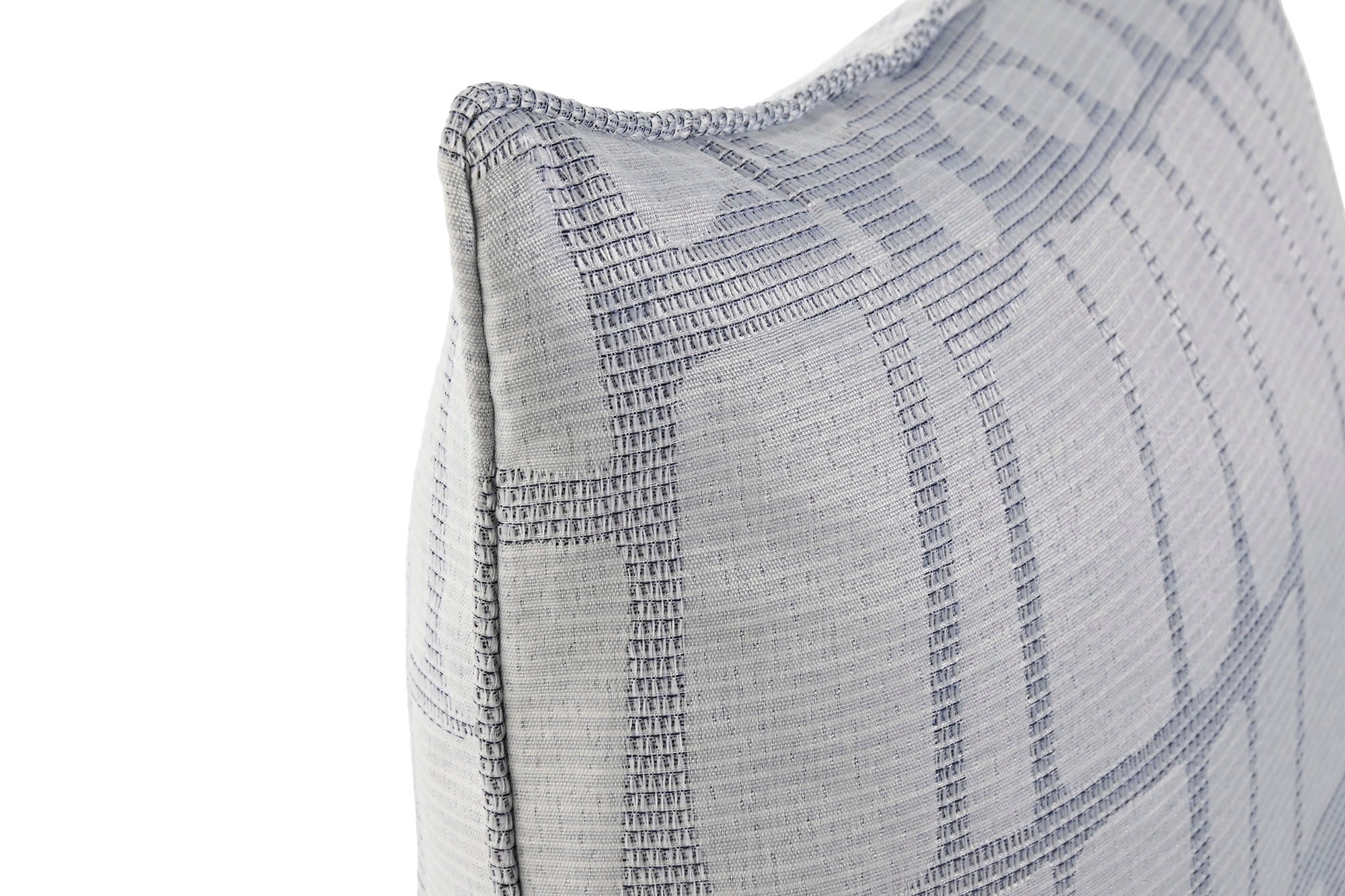 Cojin Poliester 45X8X45 Jaquard Gris Claro