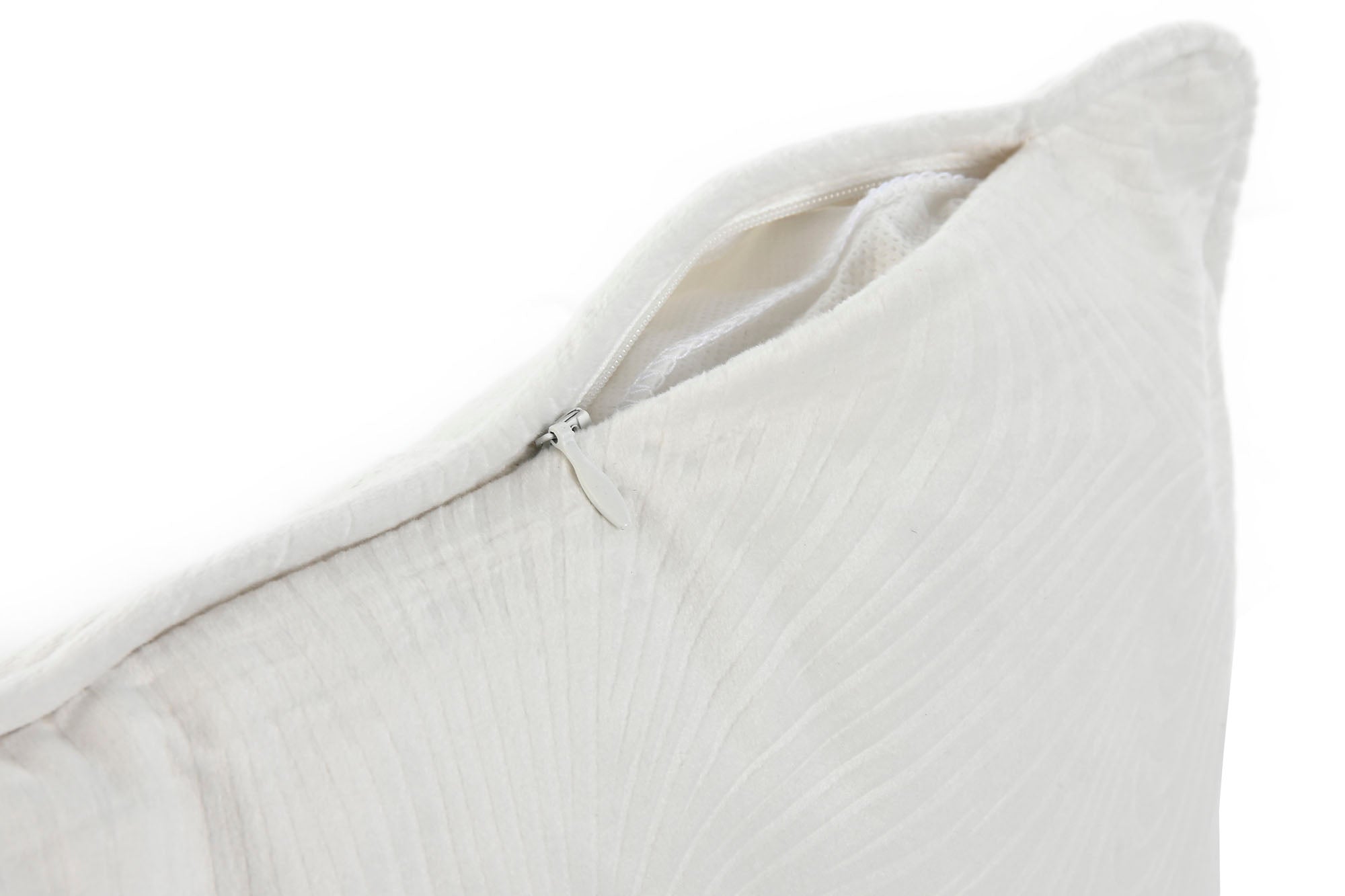 Cojin Poliester 50X8X30 Jaquard Crudo