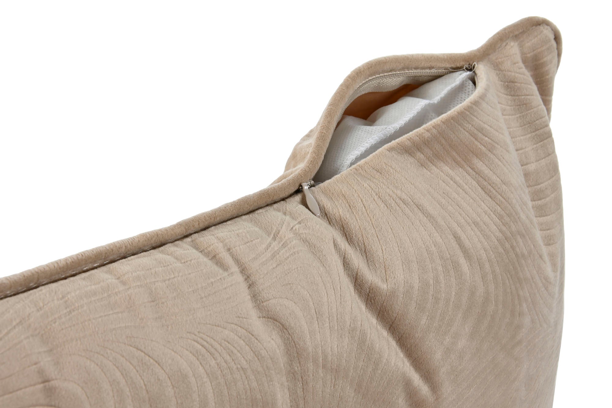 Cojin Poliester 50X8X30 Jaquard Beige