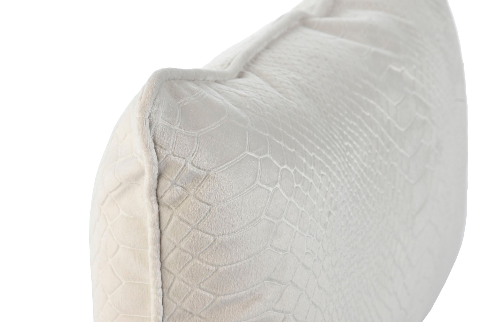 Cojin Poliester 50X8X30 Jaquard Marfil