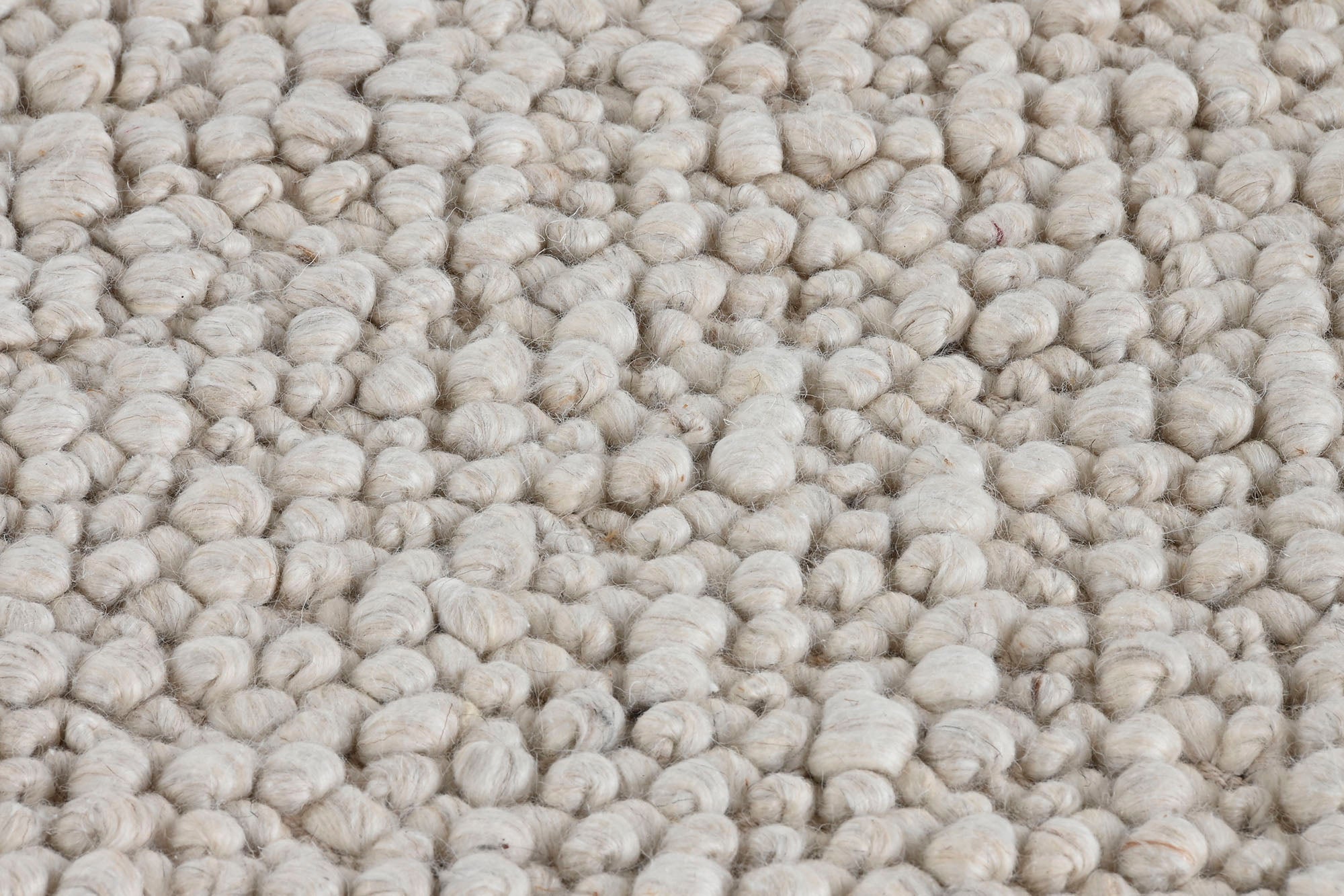 Alfombra Lana Algodon 230X160X1 Tejida A Mano