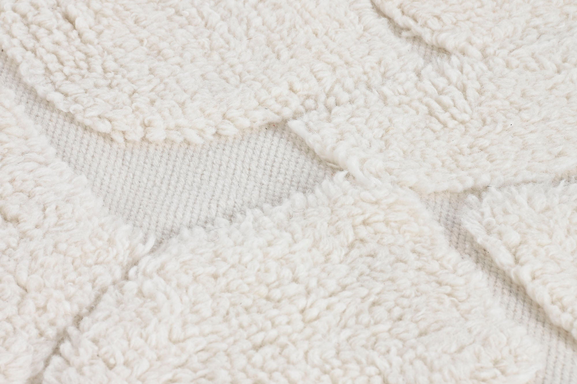 Alfombra Lana Algodon 170X120 2800 Gsm Relieve