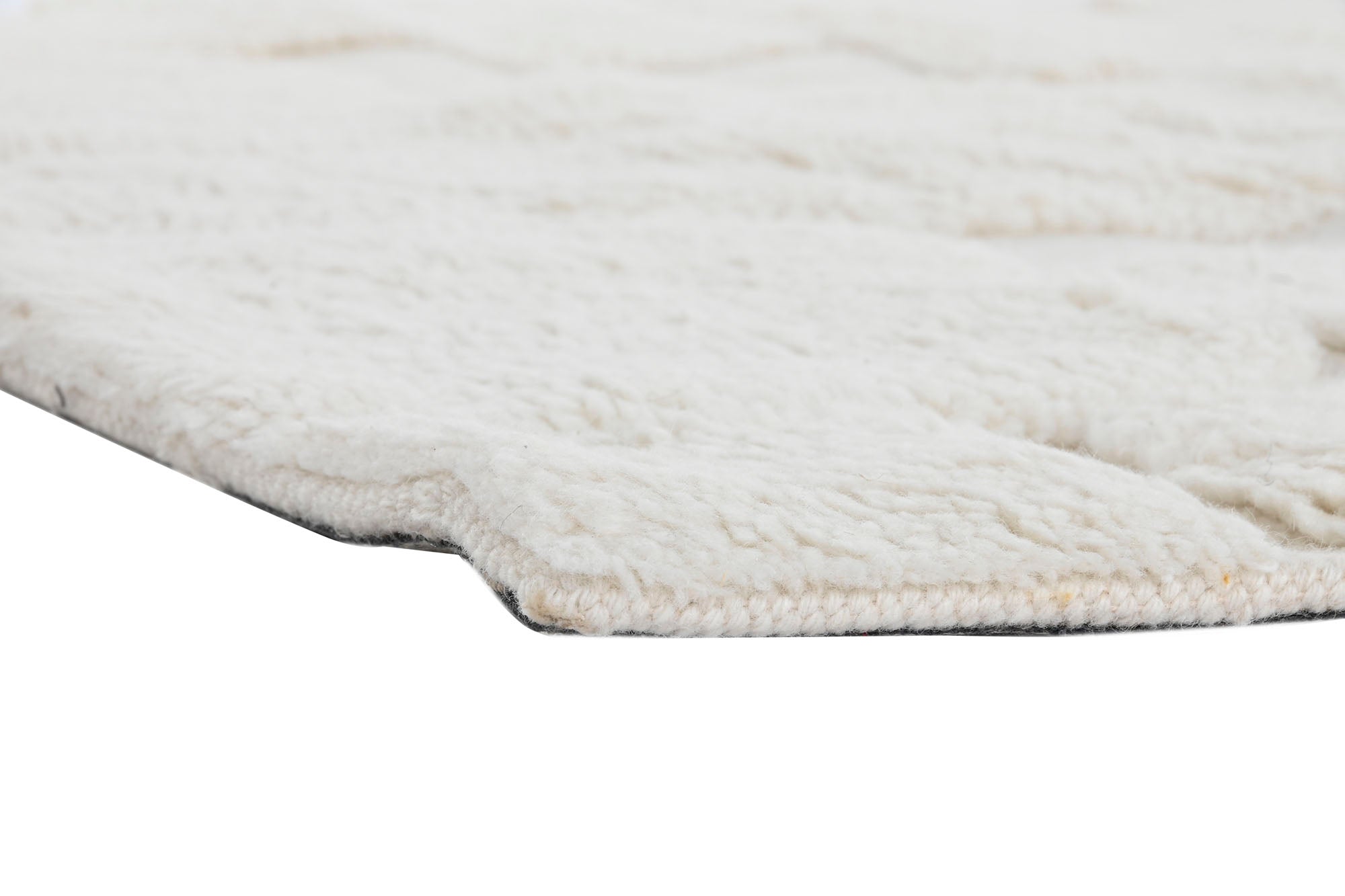 Alfombra Lana Algodon 170X120 2800 Gsm Relieve