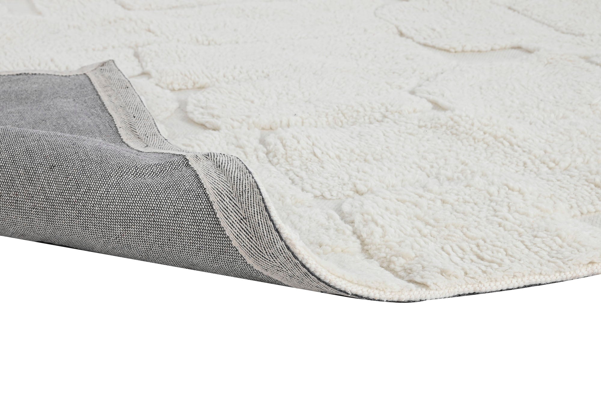 Alfombra Lana Algodon 170X120 2800 Gsm Relieve