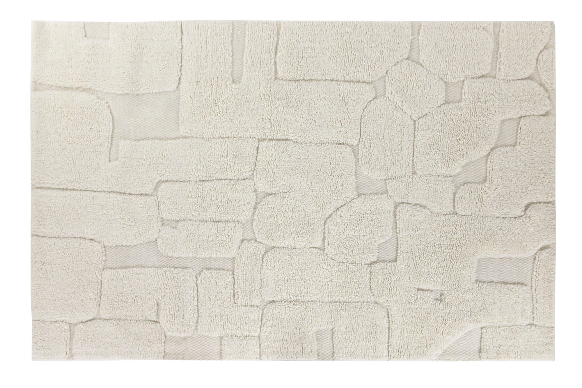 Alfombra Lana Algodon 200X140X1 2800 Gsm Relieve