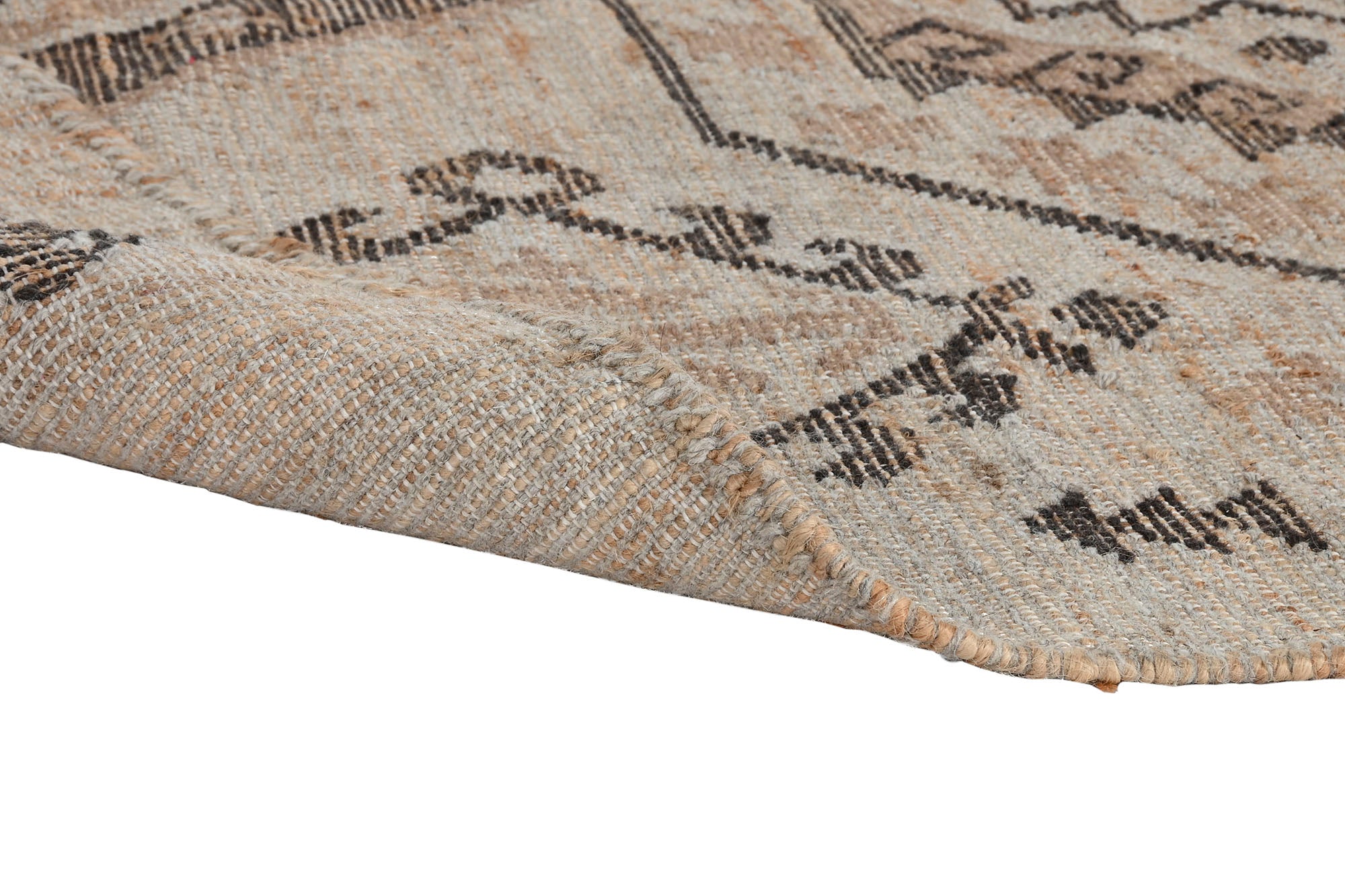 Alfombra Yute Algodon 200X140 1400 Gsm Kilim