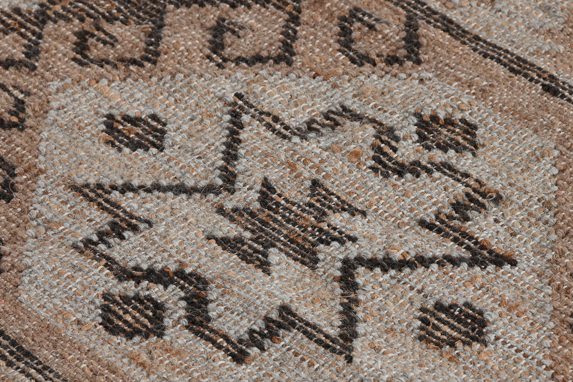 Tapete de juta e algodão 200x300 1400gsm Kilim