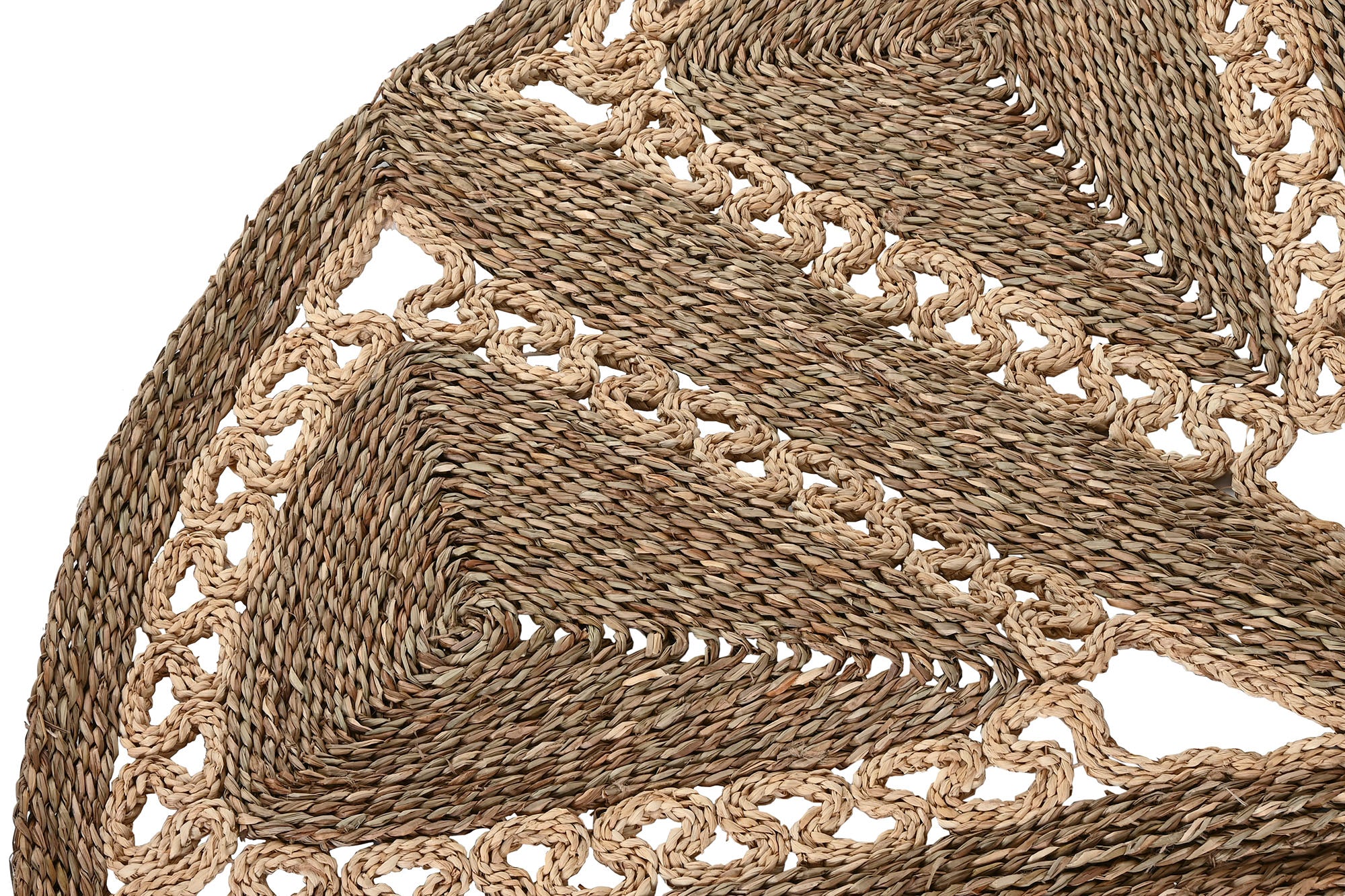 Alfombra Seagrass Algodon 178X178X1,8 Natural