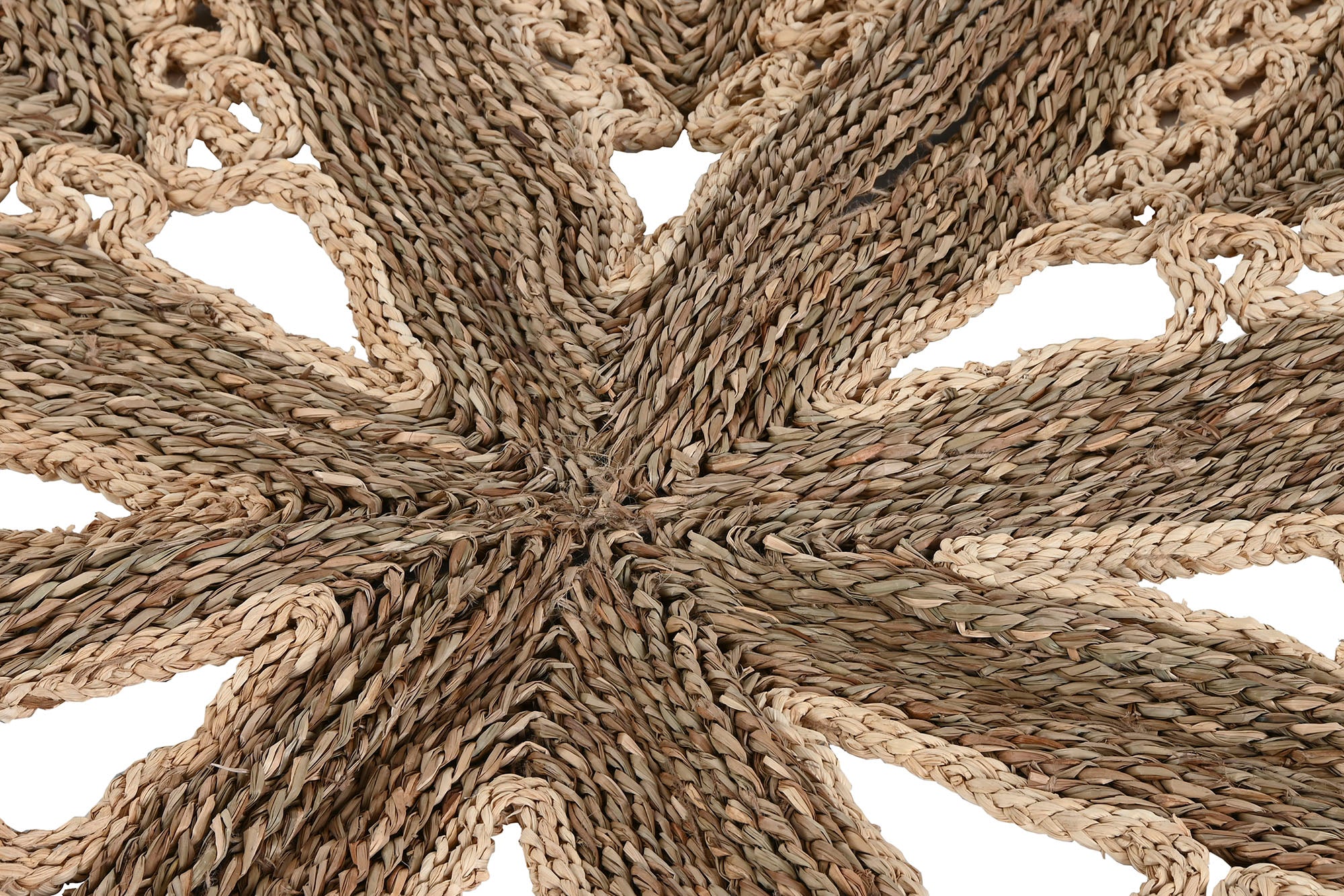 Alfombra Seagrass Algodon 178X178X1,8 Natural