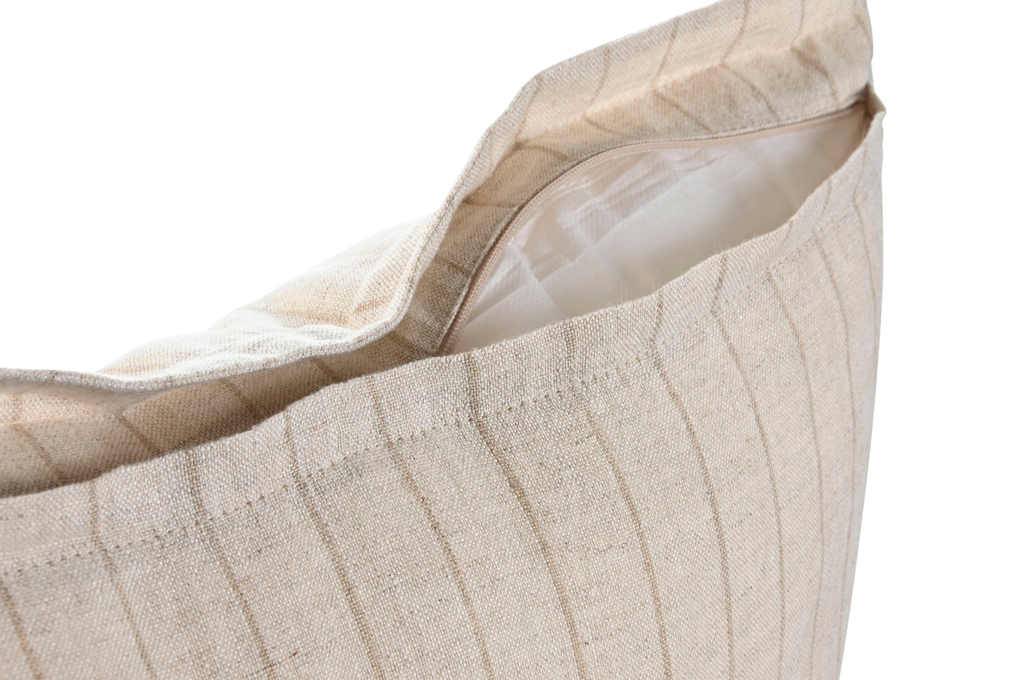 Cojin Lino 50X8X50 525 Grs Blanco Roto