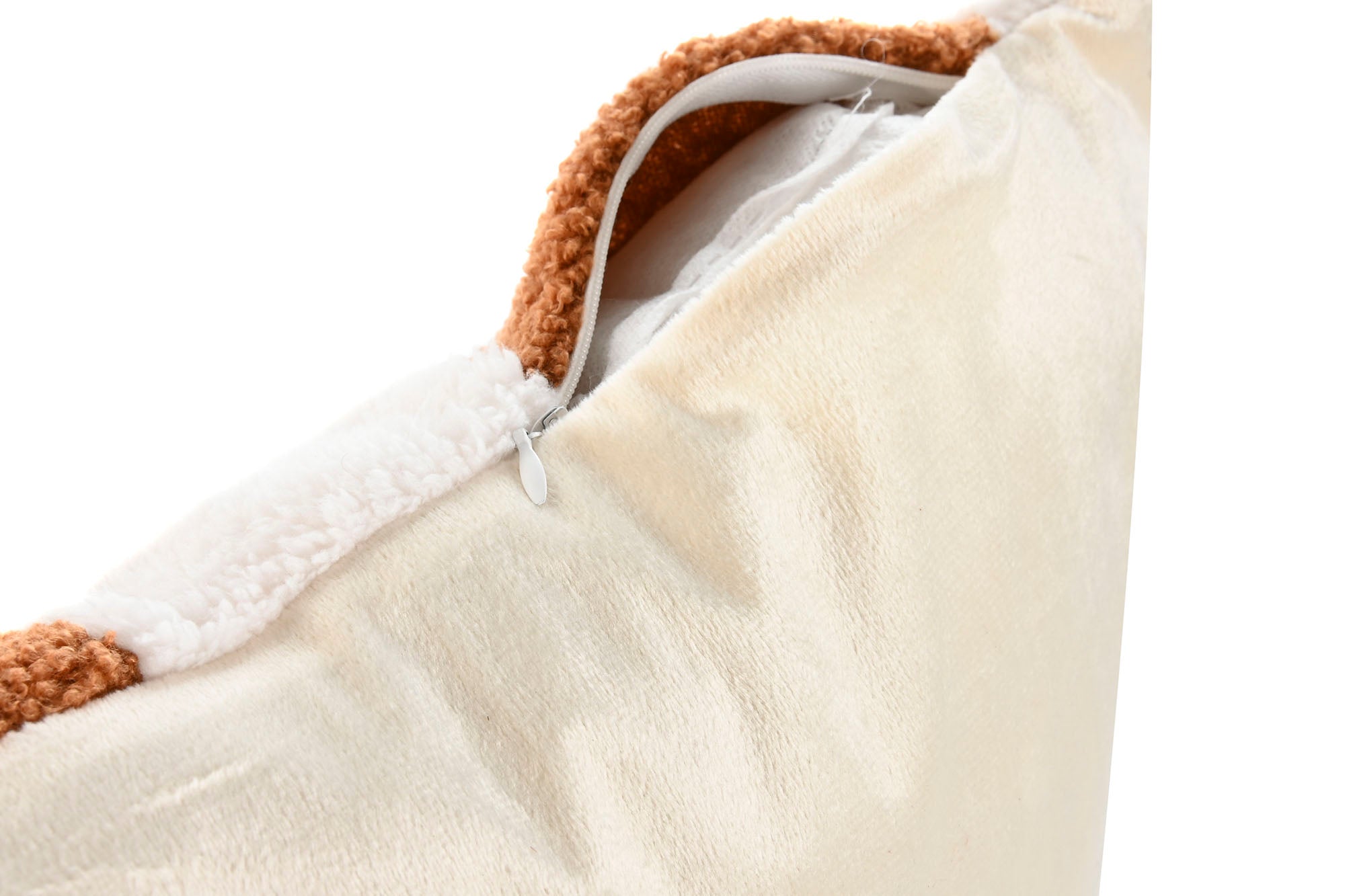 Cojin Poliester 45X8X45 420 Grs Patchwork Blanco