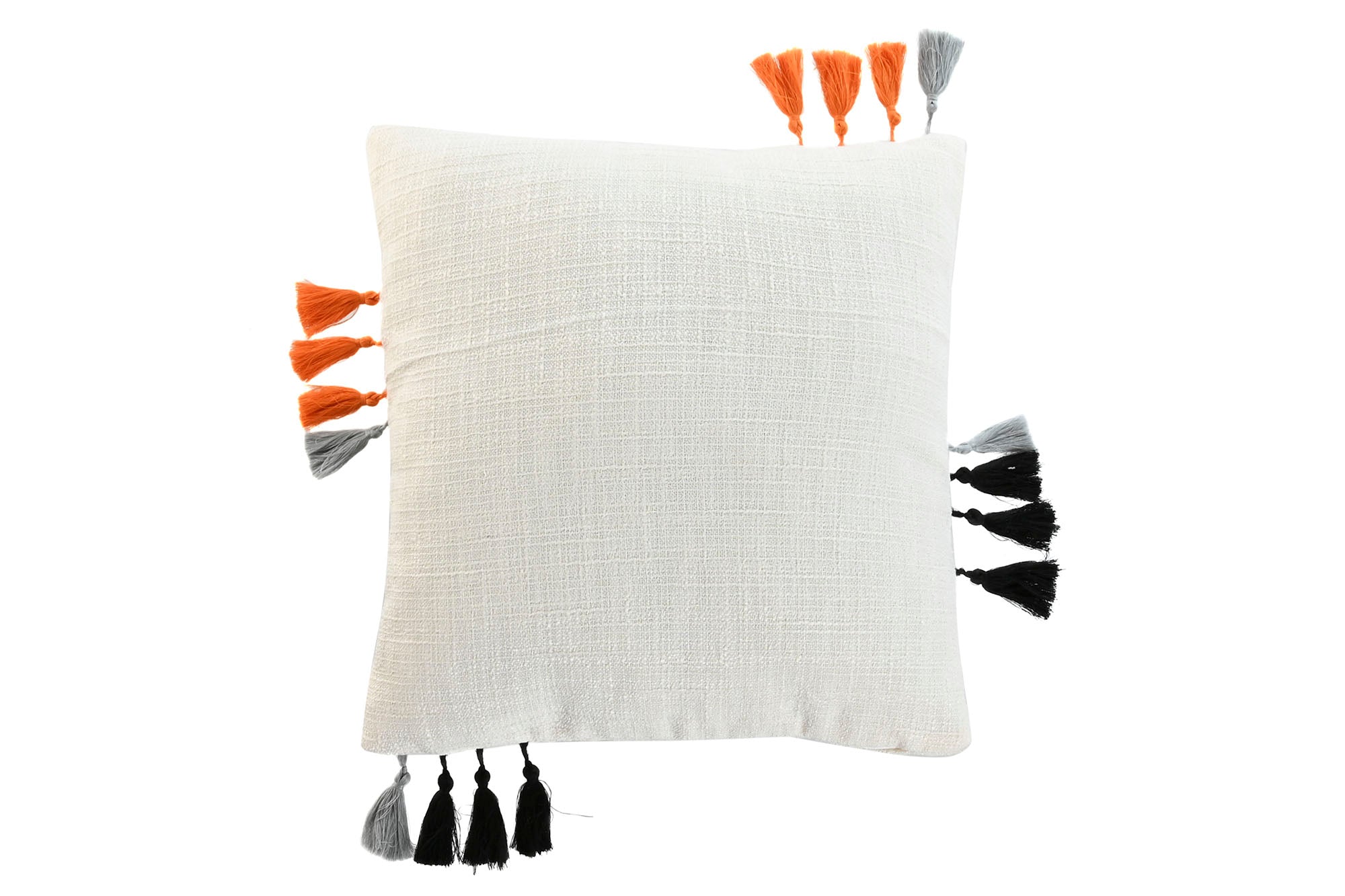Cojin Poliester 45X8X45 420 Grs Bordado Blanco