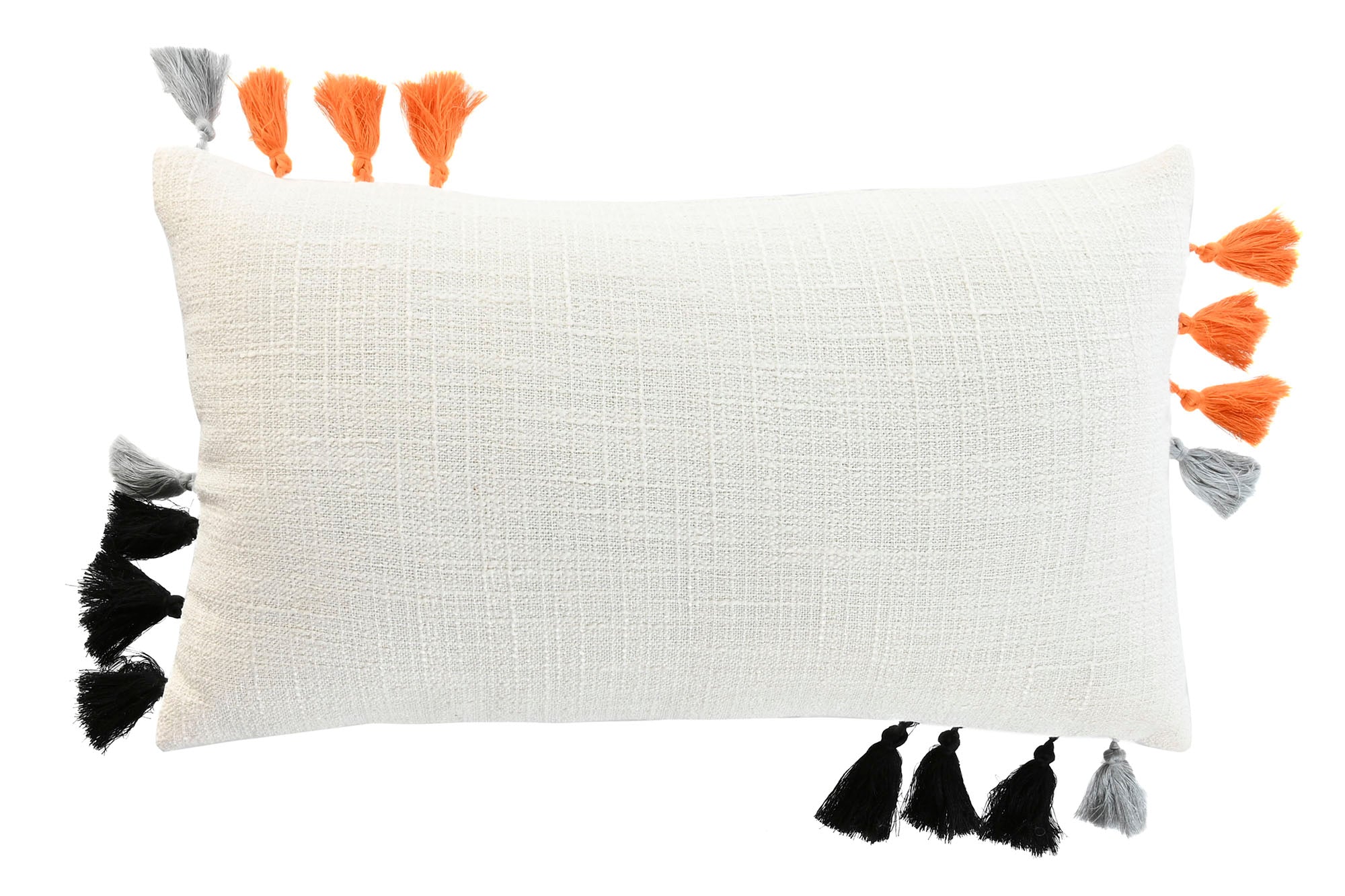 Cojin Poliester 50X8X30 380 Grs Bordado Blanco