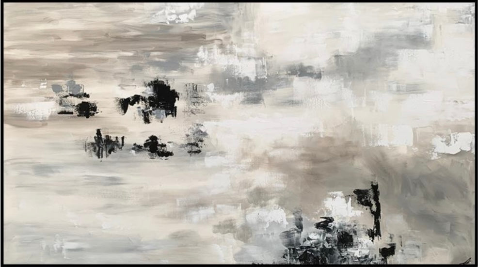 Pintura Abstrata Nascer do Sol C-06812