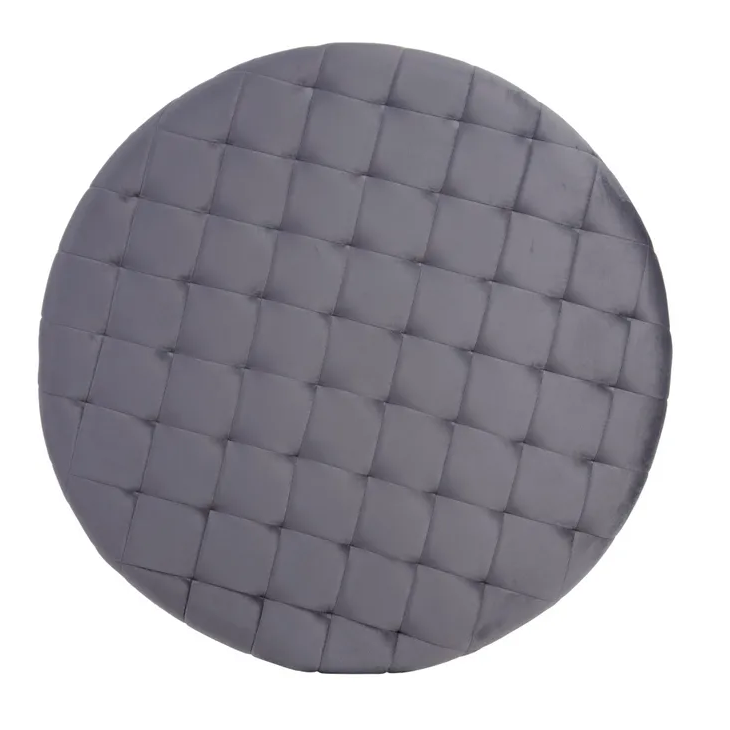 MESA CENTRO GRIS SALÓN 110 X 110 X 43 CM