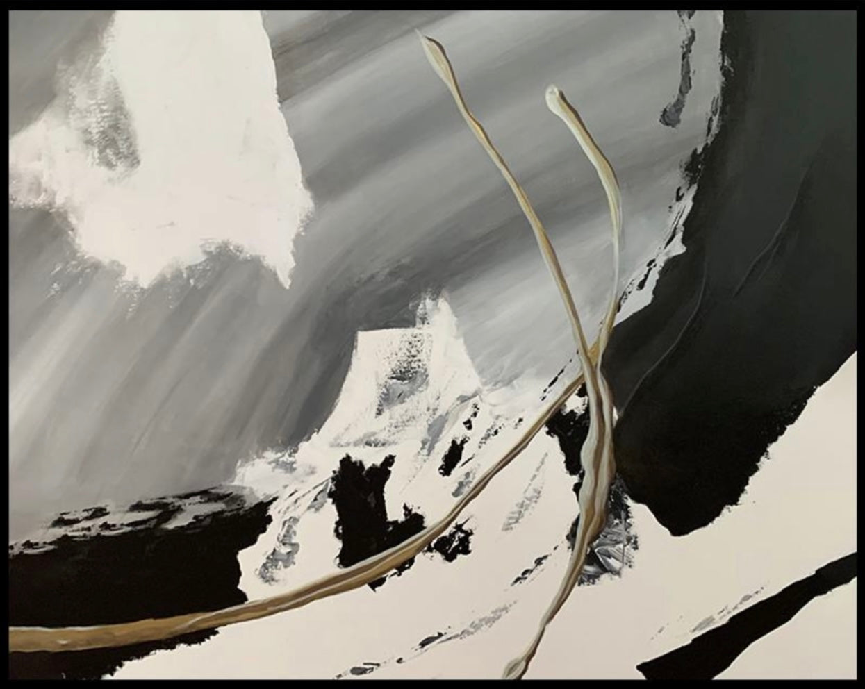 Pintura Abstrata Tempestade C-09512