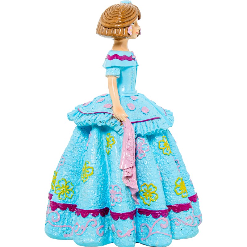 Figura Resina Menina Celeste