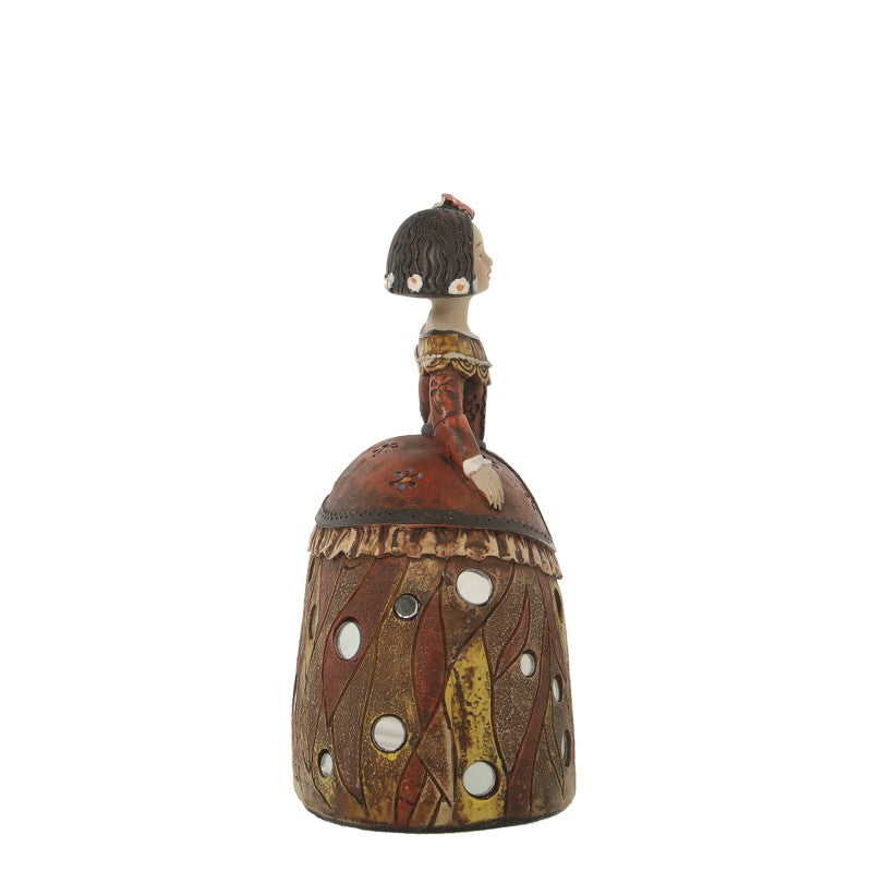 Figura Menina 17cm Resina espejitos