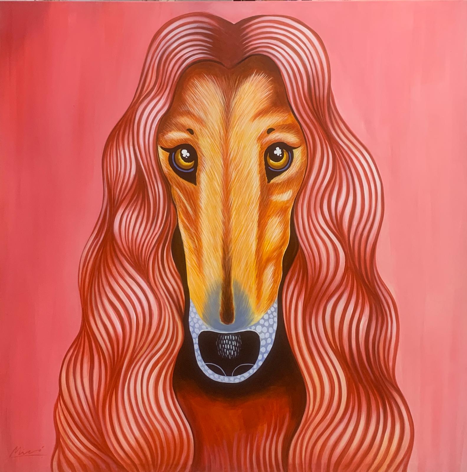 Painting “My Greyhound”