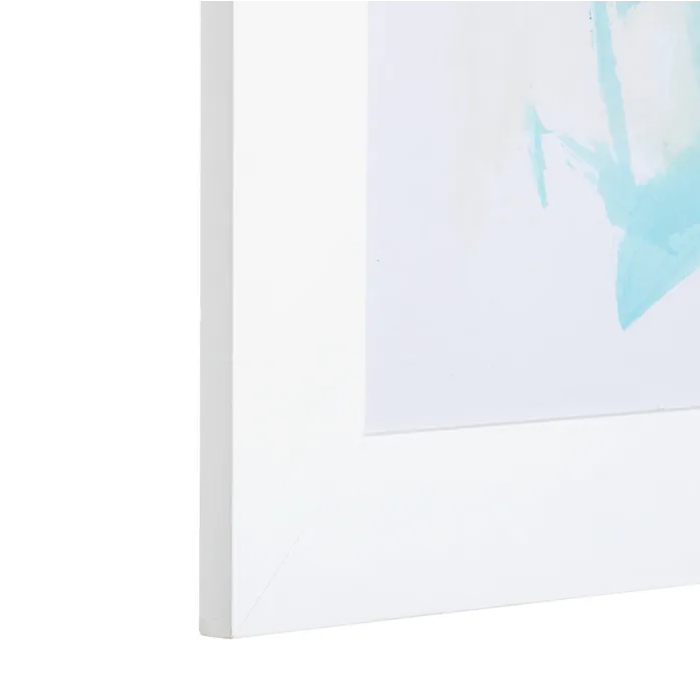 CUADRO ABSTRACTO TURQUESA LIENZO 113 X 2,80 X 113 CM