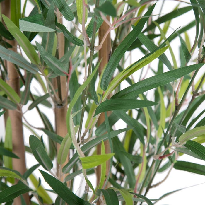 Planta Bambú Verde "Pvc" Decoración 30 X 33 X 120 Cm