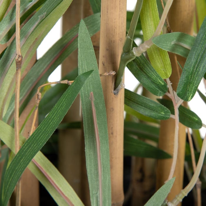 Planta Bambú Verde "Pvc" Decoración 30 X 33 X 120 Cm