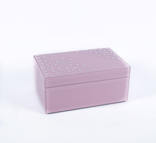 Caja 21.7*10.4*13.7 rosa brillantitos