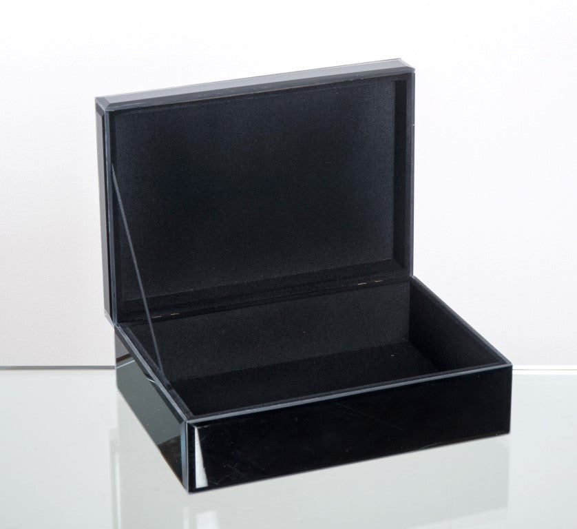Caja jirafa 24.5*8.5*17 cristal negro