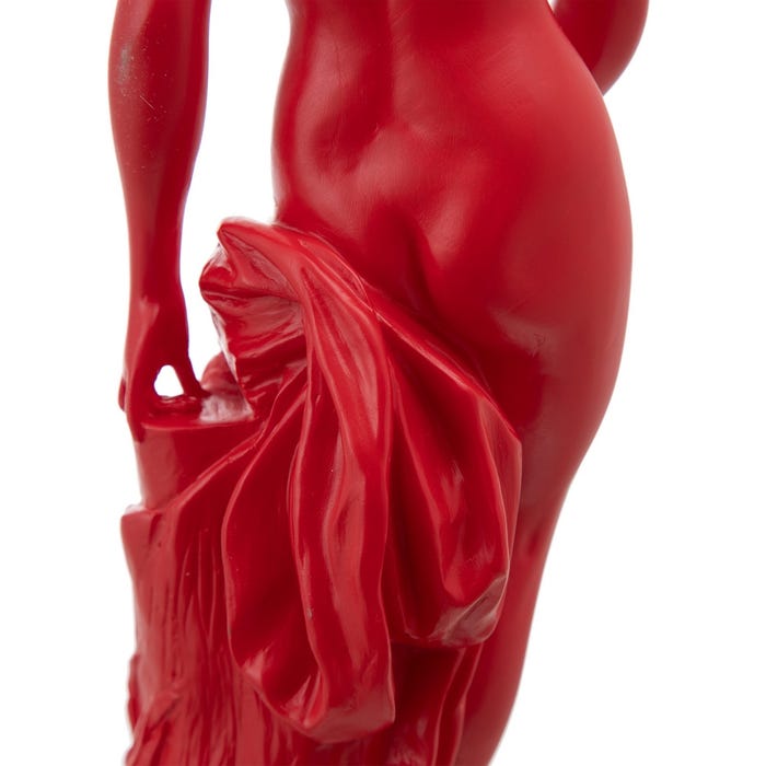 Figura Mujer Resina Decoración 12,50 X 10 X 29,50 Cm