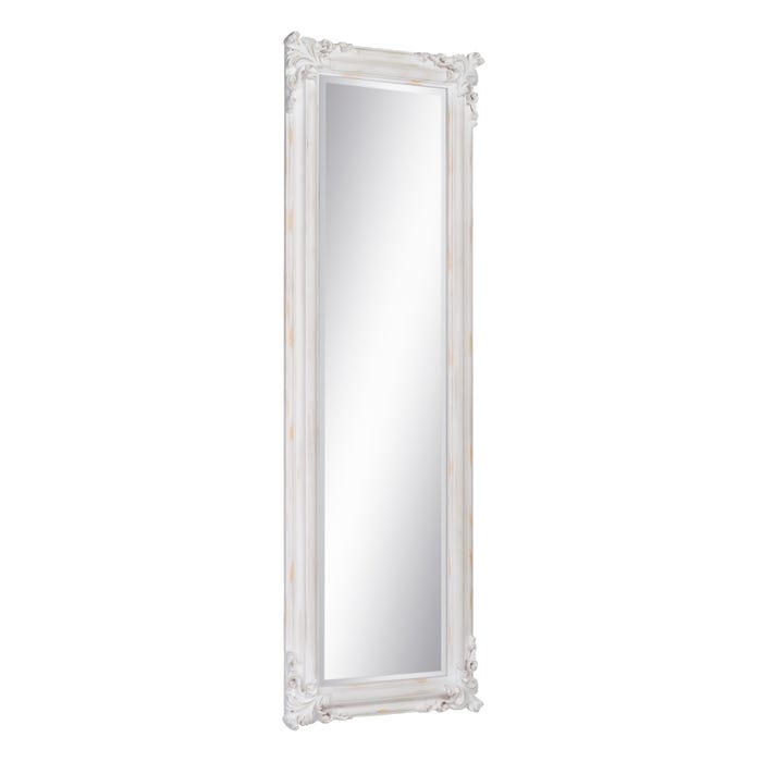 Espejo Vestidor Blanco Rozado 56 X 4 X 172 Cm