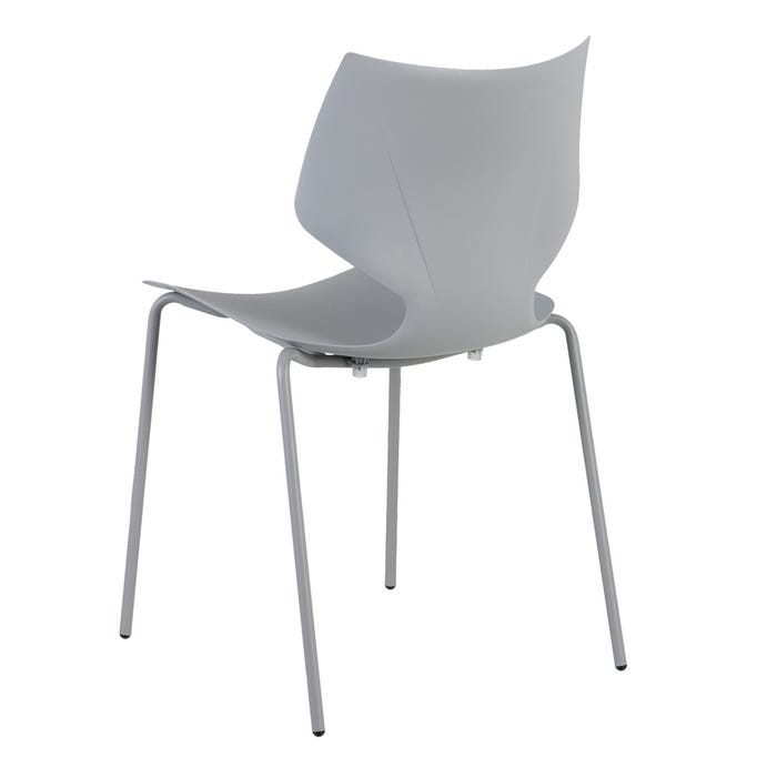 Silla Gris Pp Salón 43 X 42 X 79 Cm