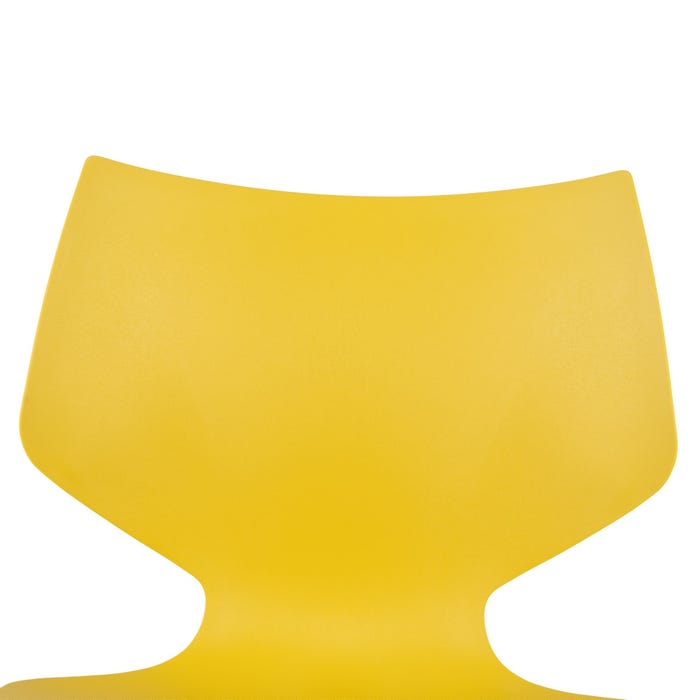 Silla Amarillo Pp Salón 43 X 42 X 79 Cm