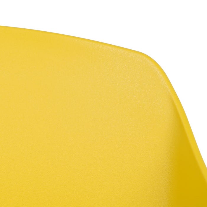 Silla Amarillo Pp/Metal 55 X 56 X 83 Cm