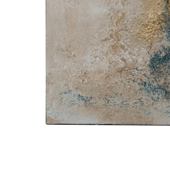 Pintura Abstracto Azul-Oro Lienzo 180 X 2,80 X 80 Cm