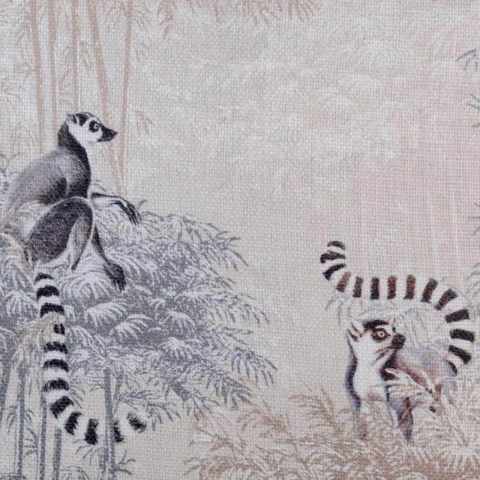 Cojín Lemur Poliester Decoración 45 X 30 Cm