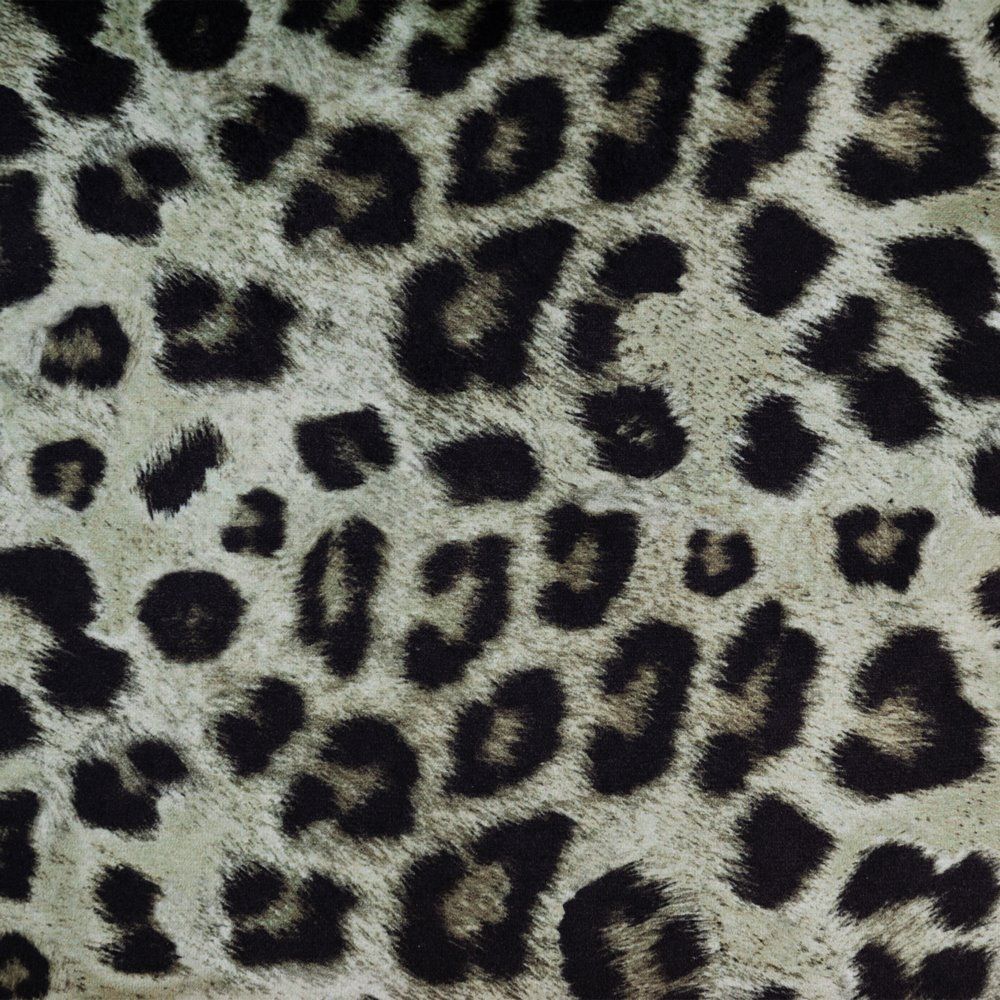 Cojín Leopardo Verde Terciopelo 45 X 45 Cm