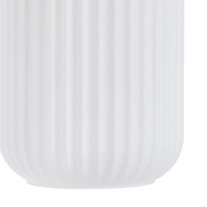 Lámpara Techo Blanco-Natural 14 X 14 X 32 Cm