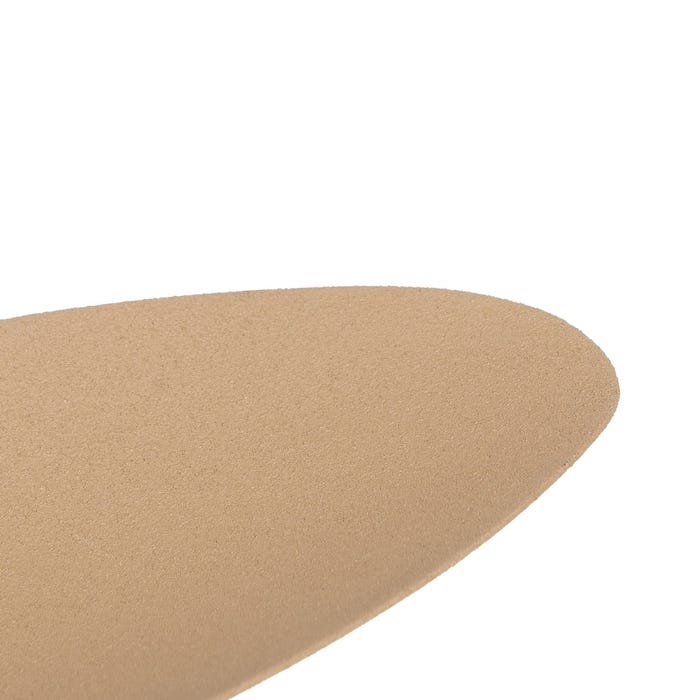 Decoração de mesa central de ferro bege 48 x 12 x 5 cm